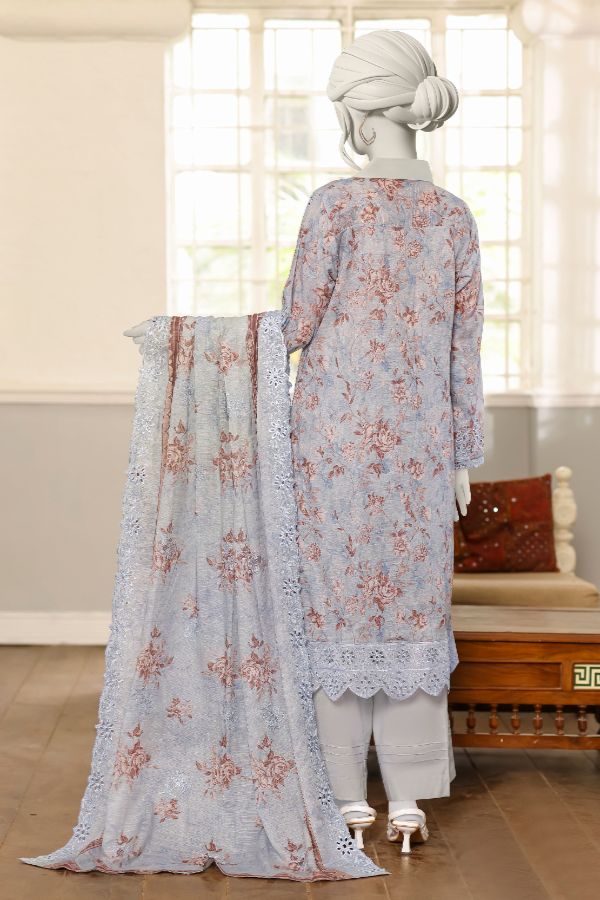 Hafiz Sehla P/Lawn`26 (Vol-3) D#1 (Grey)