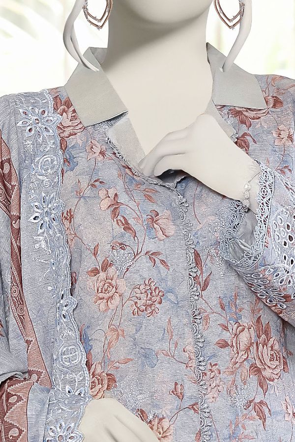 Hafiz Sehla P/Lawn`26 (Vol-3) D#1 (Grey)