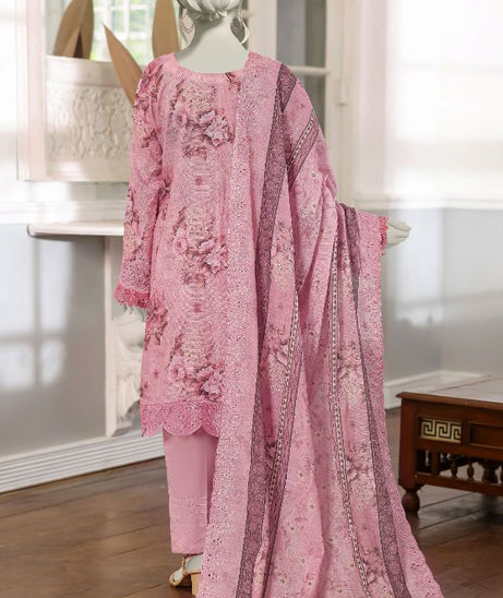 Hafiz Sehla P/Lawn`26 (Vol-3) D#1 (T Pink)