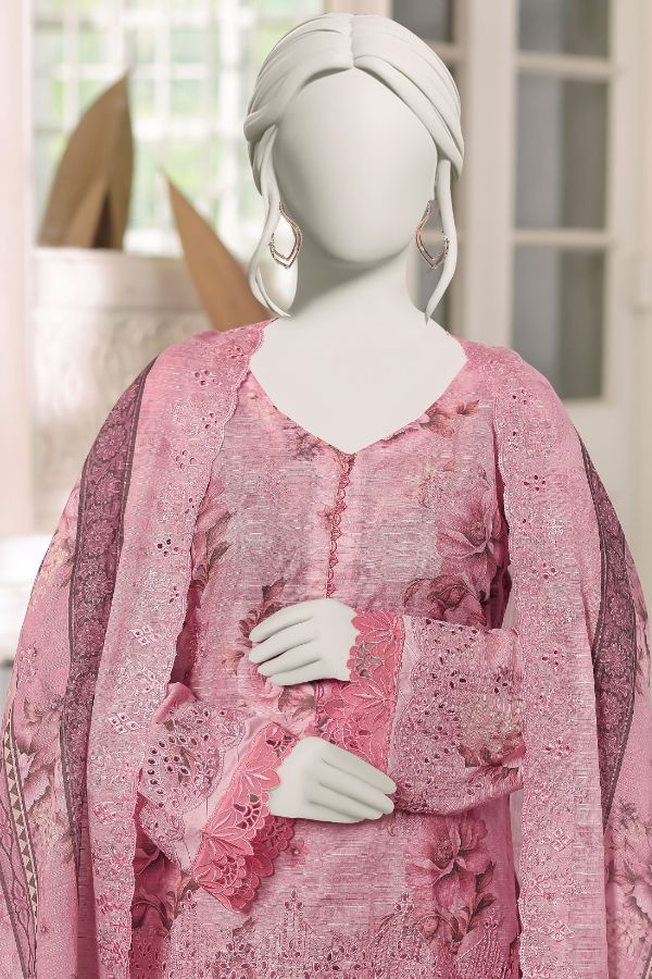 Hafiz Sehla P/Lawn`26 (Vol-3) D#1 (T Pink)