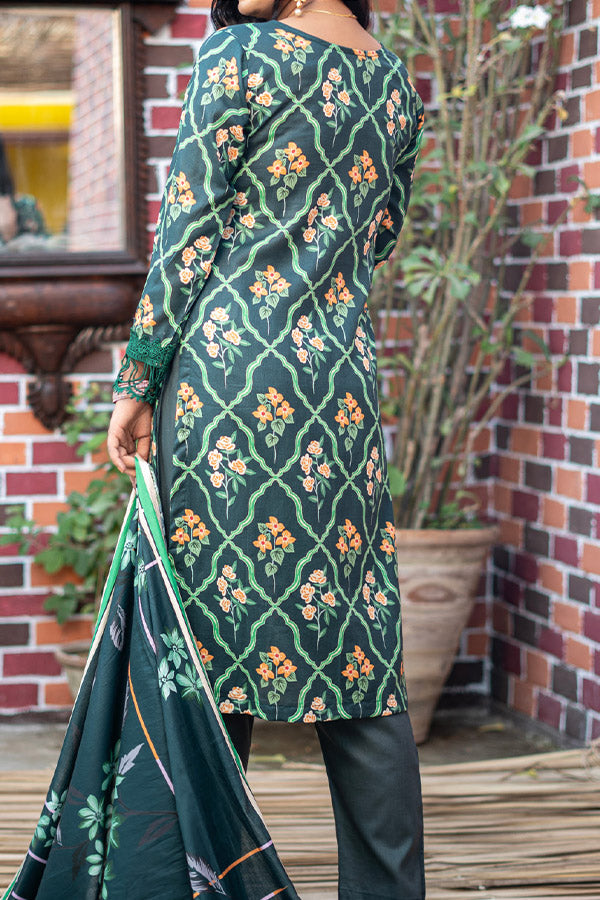 Hafiz Zara Digital Lawn`25 D#53 D-GREEN