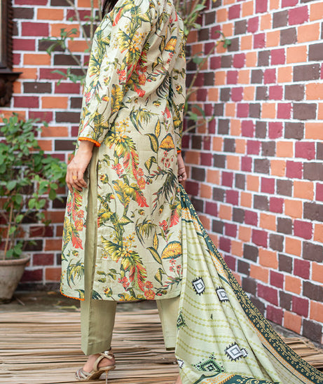 Hafiz Zara Digital Lawn`25 D#58 APPLE GREEN