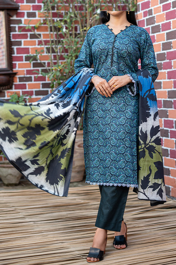 Hafiz Zara Digital Lawn`25 D#60 D-GREEN