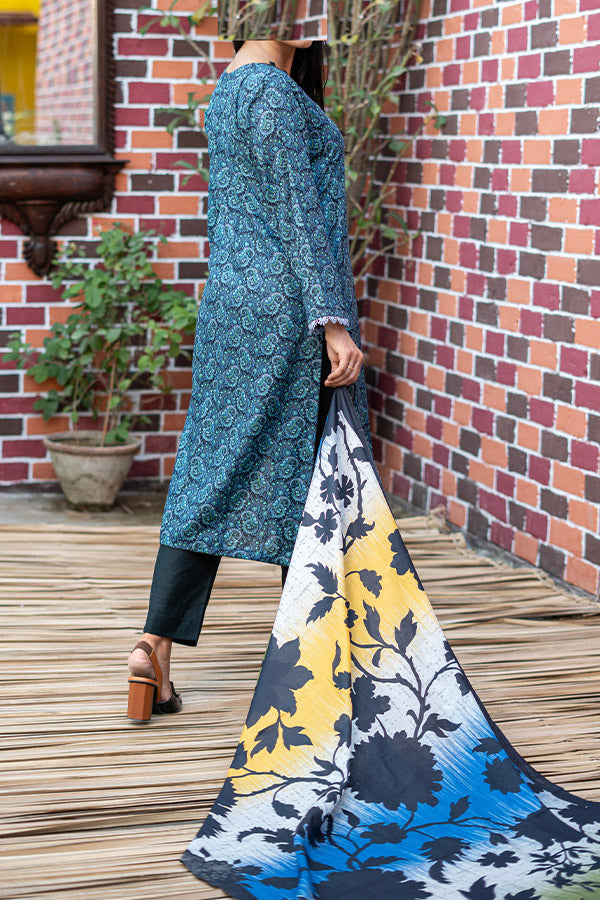 Hafiz Zara Digital Lawn`25 D#60 D-GREEN