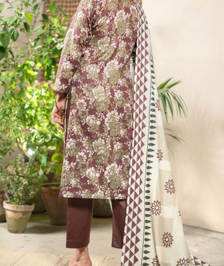Hafiz Zara Lawn`25 (Vol-2) D#44 (Maroon)
