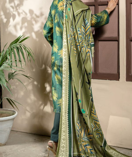 Hafiz Zara Lawn`25 (Vol-2) D#45 (D Green)