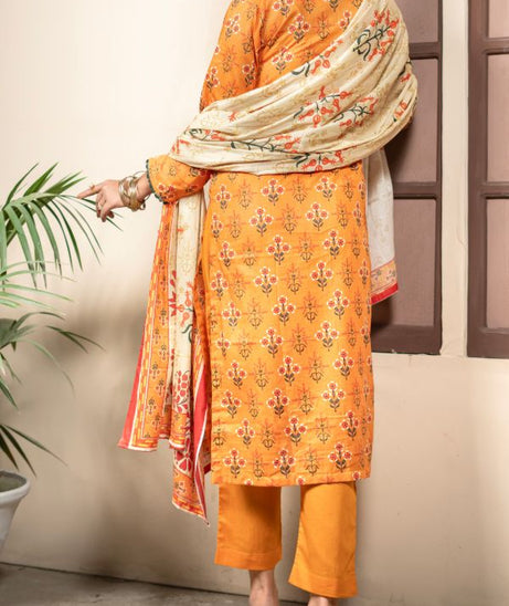 Hafiz Zara Lawn`25 (Vol-2) D#46 (Orange)
