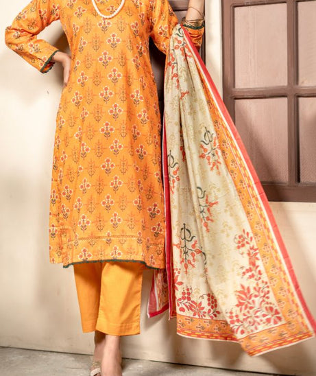 Hafiz Zara Lawn`25 (Vol-2) D#46 (Orange)