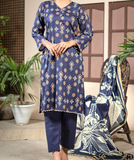 Hafiz Zara Lawn`25 (Vol-2) D#50 (Blue)