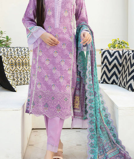 Hafiz Zoeba Emb Lawn`25 D#01 L-Purple