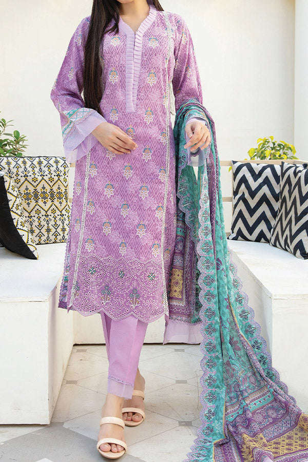 Hafiz Zoeba Emb Lawn`25 D#01 L-Purple