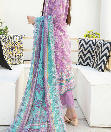 Hafiz Zoeba Emb Lawn`25 D#01 L-Purple