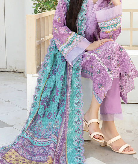 Hafiz Zoeba Emb Lawn`25 D#01 L-Purple
