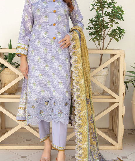 Hafiz Zoeba Emb Lawn`25 D#01 Lilac