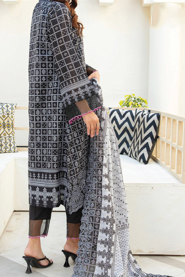 Hafiz Zoeba Emb Lawn`25 D#02 Grey