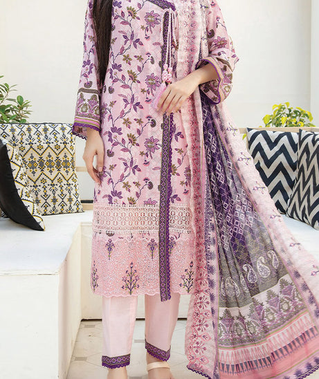 Hafiz Zoeba Emb Lawn`25 D#04 Pink