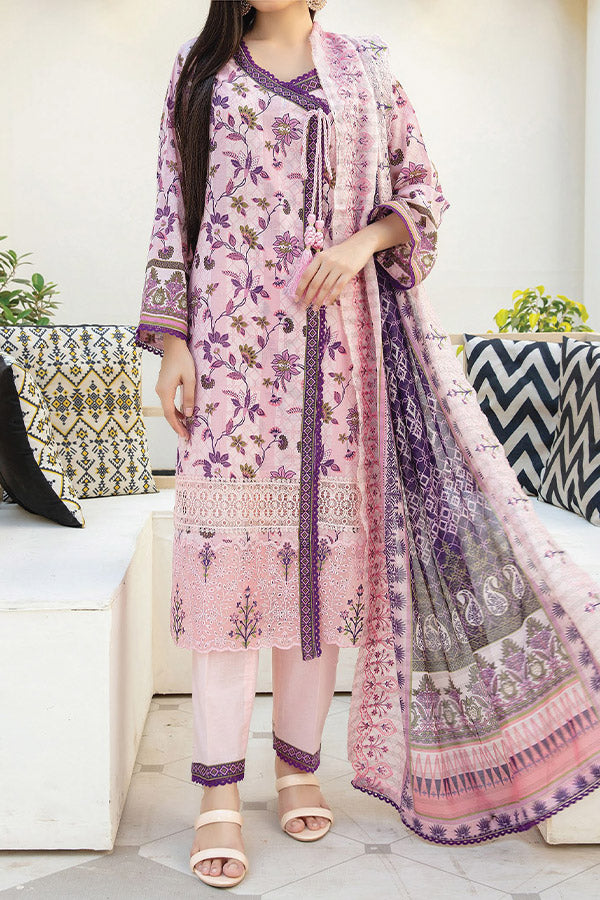 Hafiz Zoeba Emb Lawn`25 D#04 Pink