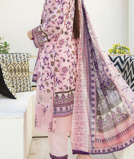 Hafiz Zoeba Emb Lawn`25 D#04 Pink