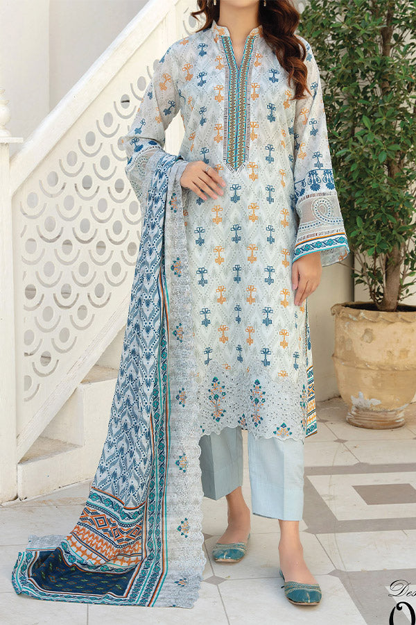 Hafiz Zoeba Emb Lawn`25 D#05 L-Grey