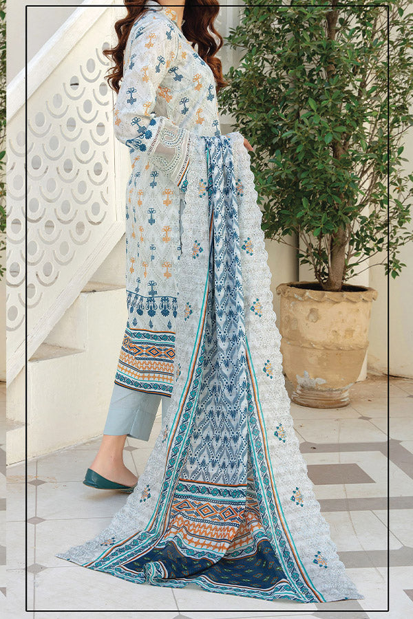 Hafiz Zoeba Emb Lawn`25 D#05 L-Grey