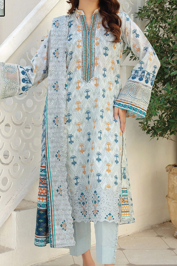 Hafiz Zoeba Emb Lawn`25 D#05 L-Grey