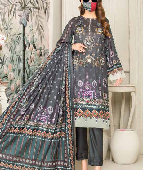 Hajra Exclusive Emb Lawn`22 Vol-26 D#10