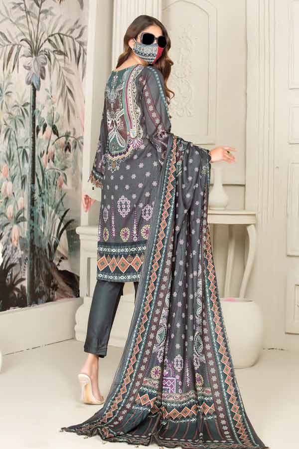 Hajra Exclusive Emb Lawn`22 Vol-26 D#10