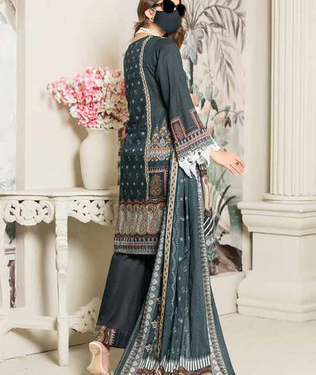 Hajra Exclusive Emb Lawn`22 Vol-26 D#03