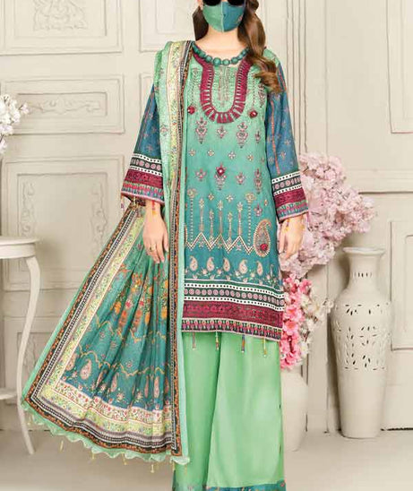 Hajra Exclusive Emb Lawn`22 Vol-26 D#05