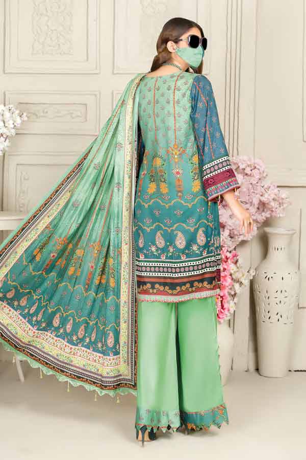 Hajra Exclusive Emb Lawn`22 Vol-26 D#05