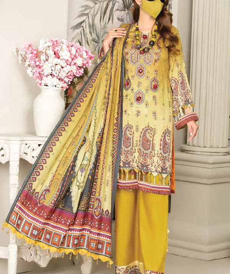 Hajra Exclusive Emb Lawn`22 Vol-26 D#06