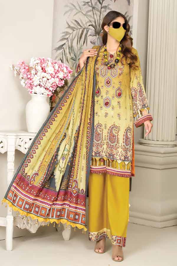 Hajra Exclusive Emb Lawn`22 Vol-26 D#06