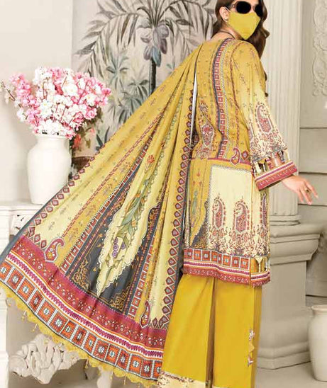 Hajra Exclusive Emb Lawn`22 Vol-26 D#06