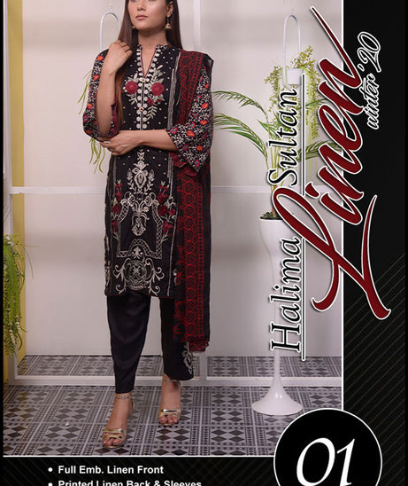 Halima Sultan Linen`20 D#1