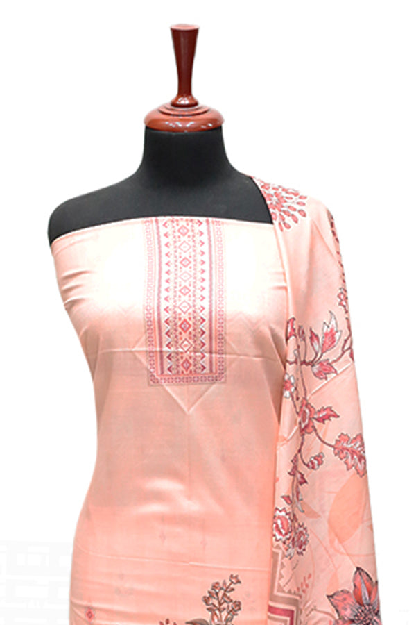 Hamdam Floral Lawn`24 (Vol-1) D#5796 (D Peach)
