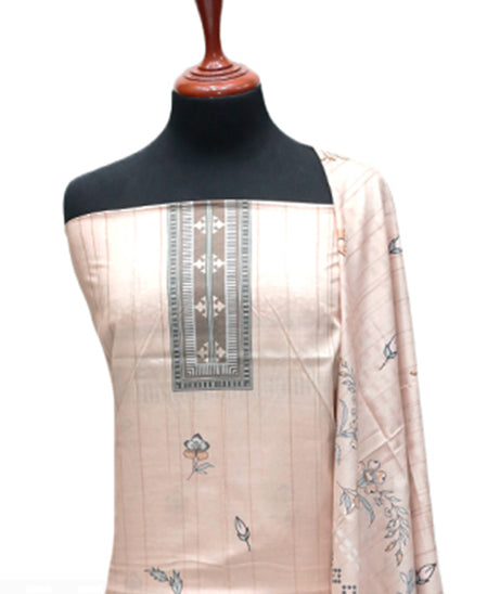Hamdam Floral Lawn`24 (Vol-1) D#5796 (L Peach)