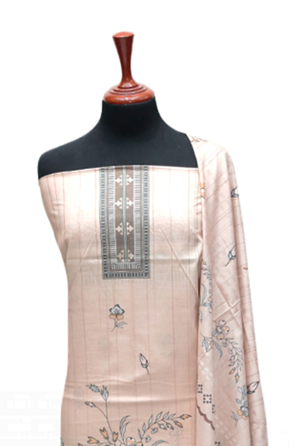 Hamdam Floral Lawn`24 (Vol-1) D#5796 (L Peach)