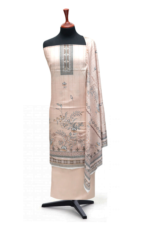 Hamdam Floral Lawn`24 (Vol-1) D#5796 (L Peach)