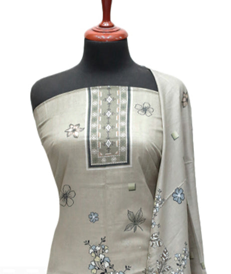 Hamdam Floral Lawn`24 (Vol-1) D#5796 (M Grey)