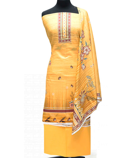 Hamdam Floral Lawn`24 (Vol-1) D#5796 (Yellow)