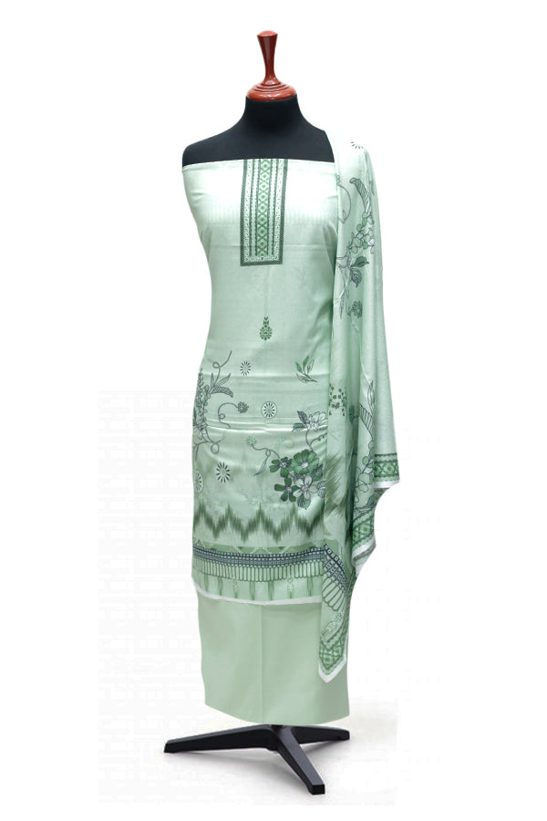 Hamdam Floral Lawn`24 (Vol-2) D#5766 (Apple Green)