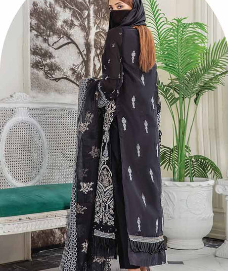 Hamdam Hazel Emb Organza`22 D#01