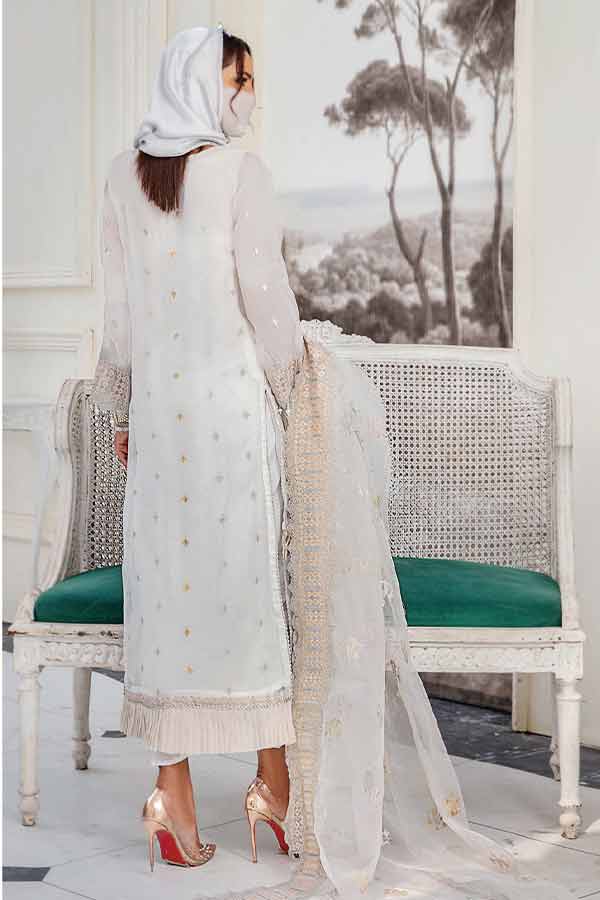 Hamdam Hazel Emb Organza`22 D#02