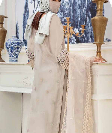 Hamdam Hazel Emb Organza`22 D#03