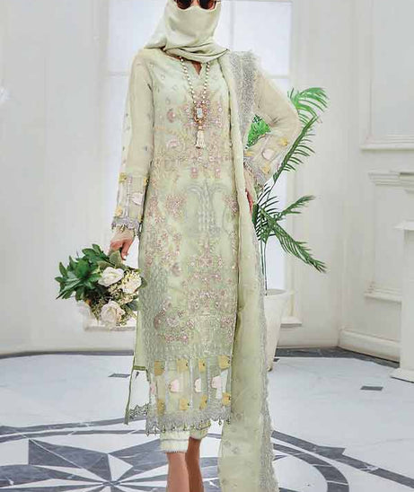 Hamdam Hazel Emb Organza`22 D#08
