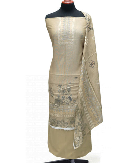 Hamdam Karandi Lawn'24 D#13021 (Brown)