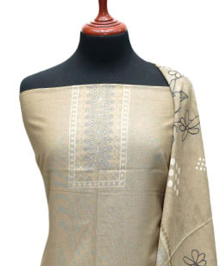 Hamdam Karandi Lawn'24 D#13021 (Brown)