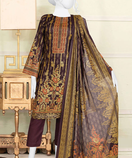 Haniya Classic Lawn`21 D#3604 Ch Brown