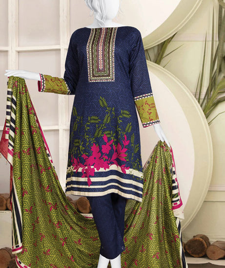 Haniya Classic Lawn`21 D#3606 Blue