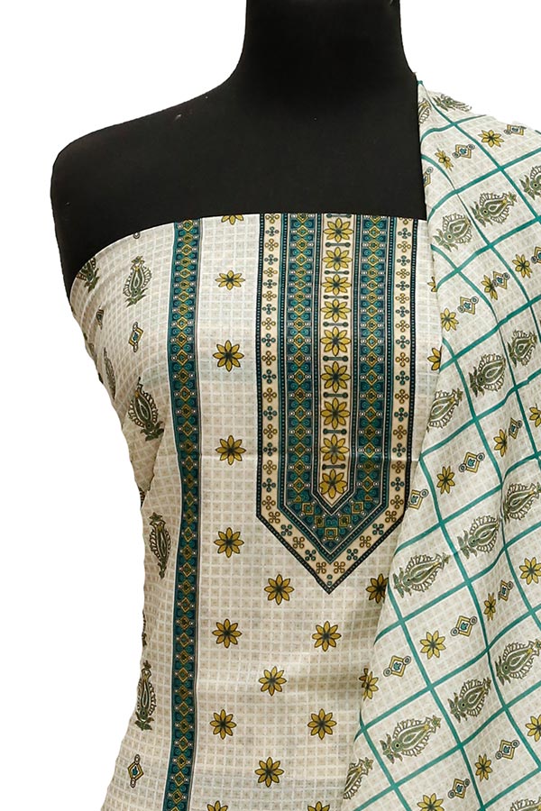 Haniya Digital Lawn`23 D#4001 Cream